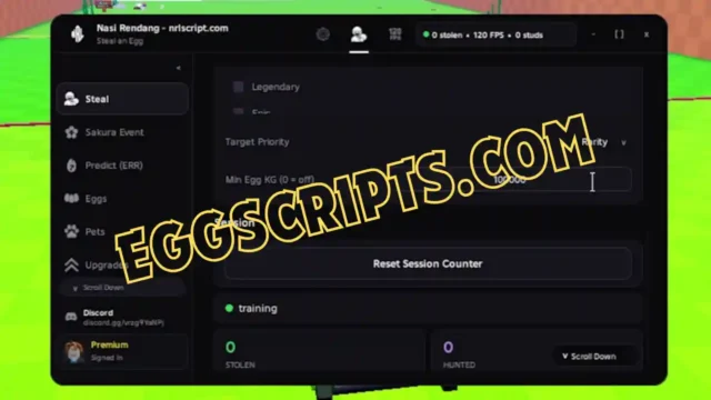 Steal an Egg Predictor Script | Spawn Time & Rarity