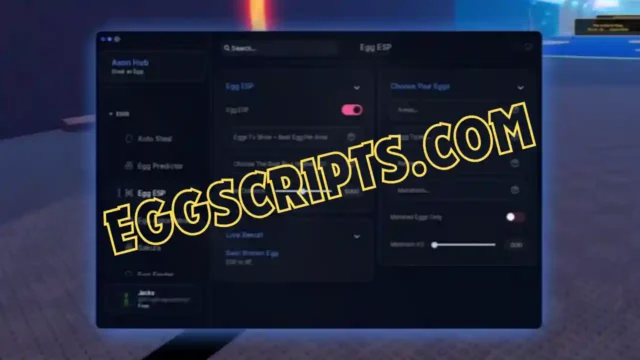Steal an Egg Script Axon Hub | Auto Steal & Egg ESP