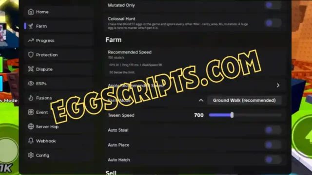 Steal an Egg Script OMG Hub | Auto Steal & Fusions
