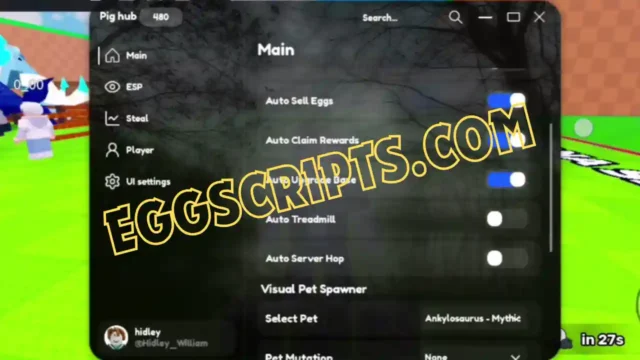 Steal an Egg Script Pig Hub | Auto Steal & Egg ESP