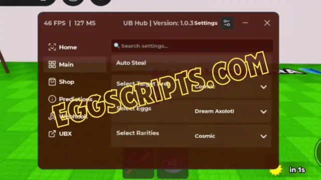 Steal an Egg Script UB Hub |  Auto Steal & Predictor