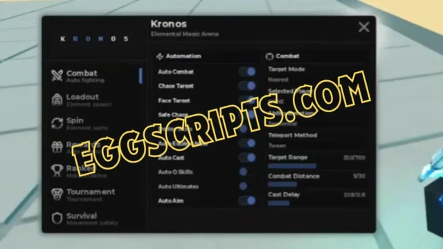 Elemental Magic Arena Script Kronos Hub – Auto Aim, Auto Combat